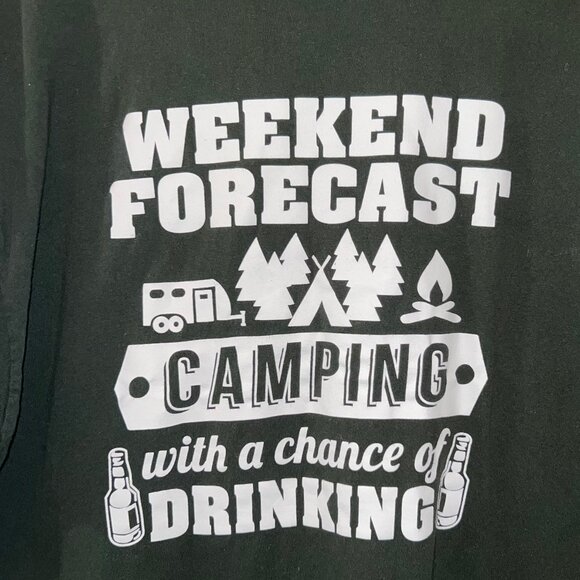 Gildan Olive Green Camping Shirt - Picture 2 of 5